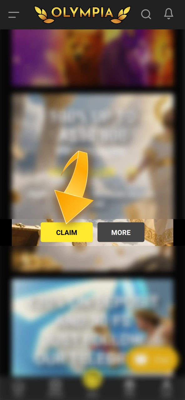 Activate your casino bonus at Olympia now and boost your starting bankroll.