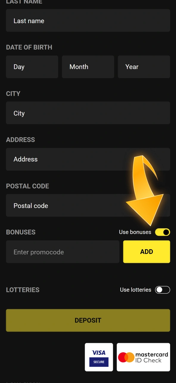 Check your account profile settings to ensure you never miss an Olympia bonus.