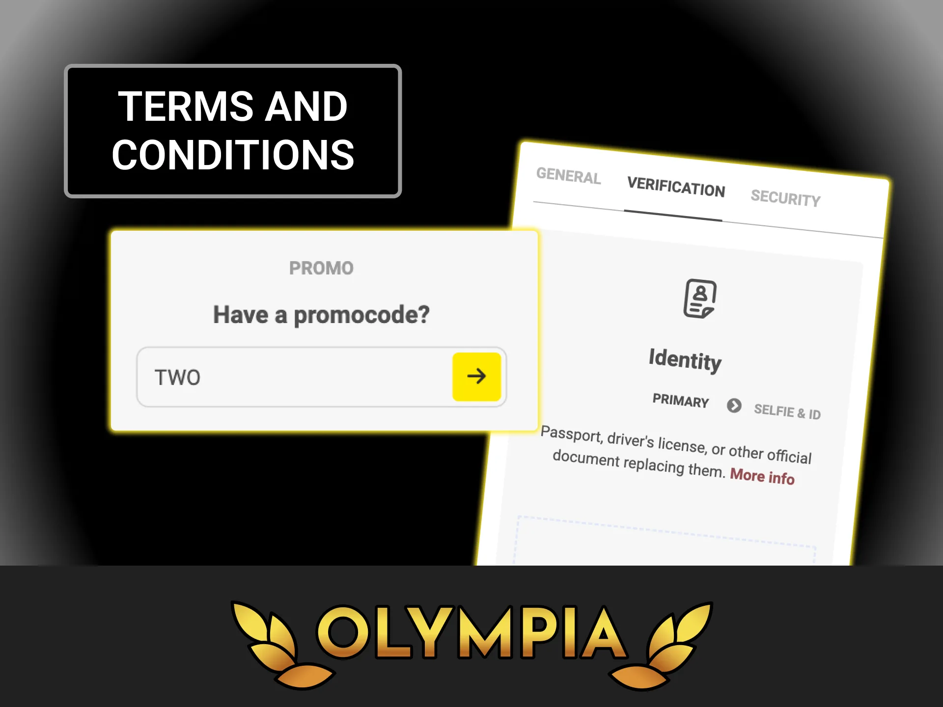 Read the official terms and conditions carefully and activate rewards at Olympia casino.